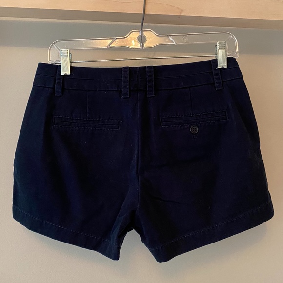 Navy J.Crew Classic Chino Shorts - Picture 2 of 2